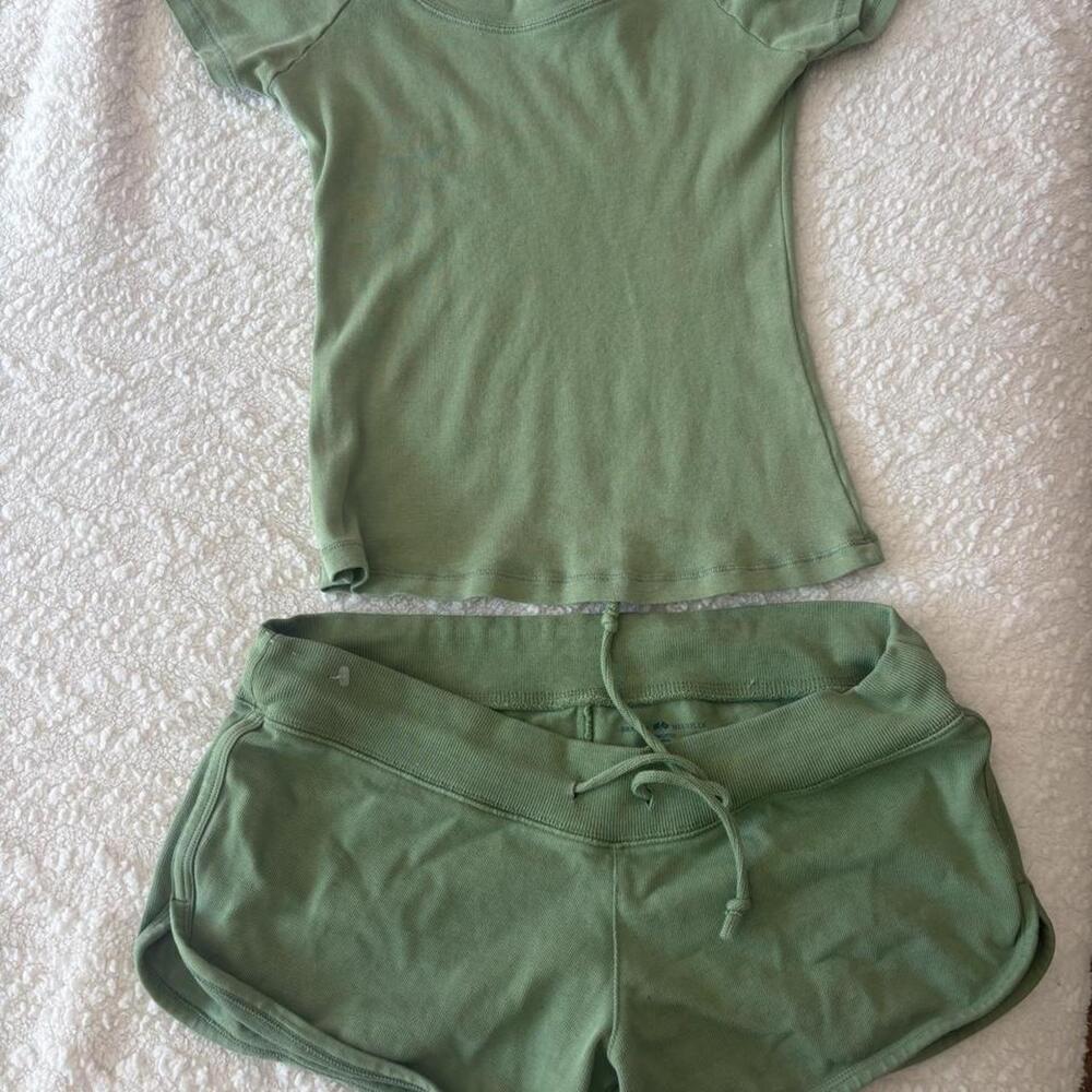 Green Brandy Melville set #brandymelville #matching (Copy)